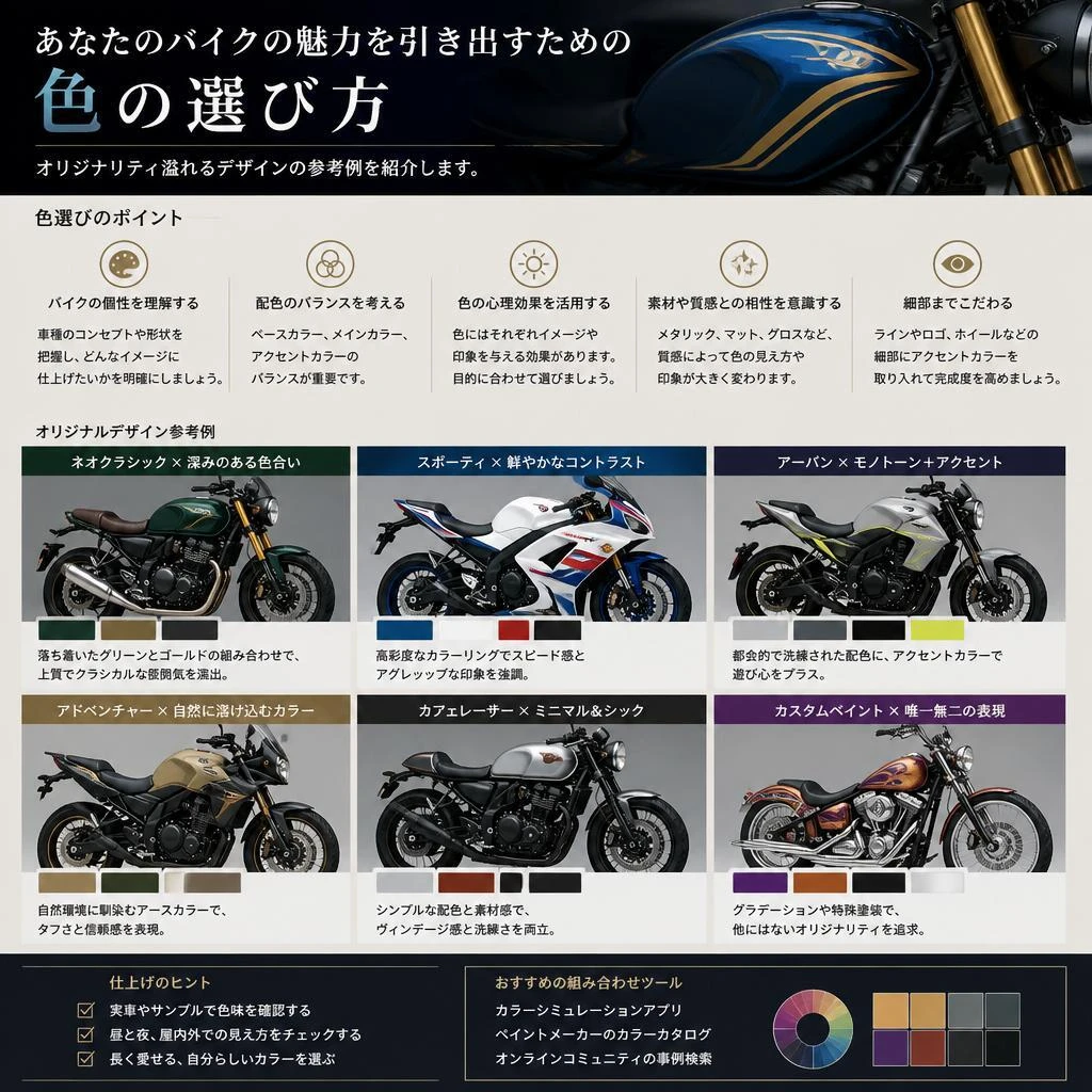豊富なカラーバリエーション